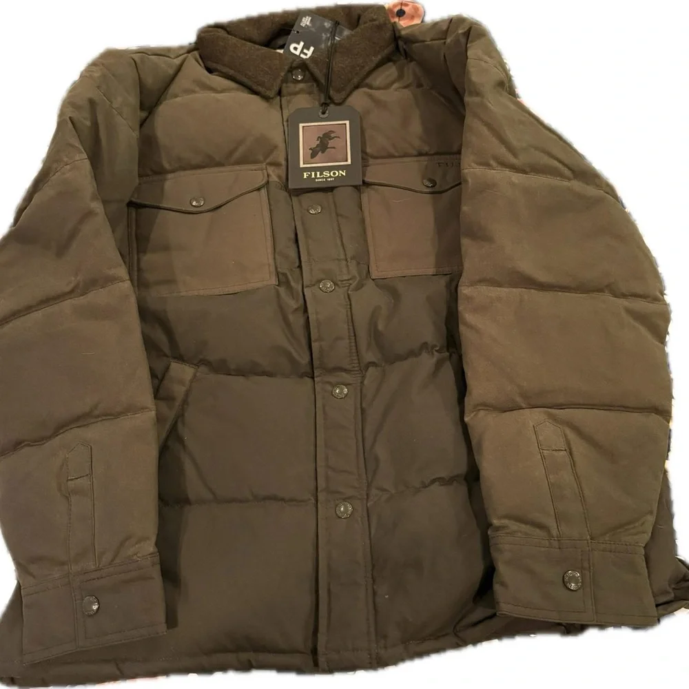 Filson Down Jac Shirt Medium New - Picture 4 of 4